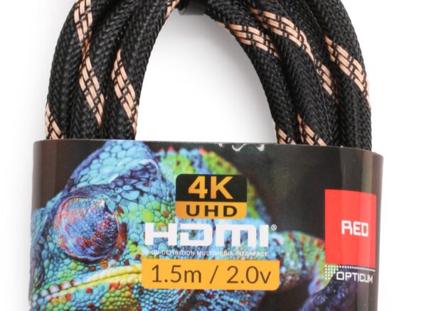 Kabel HDMI-HDMI Opticum RED 4K UHD – 1.5m (v2.0)