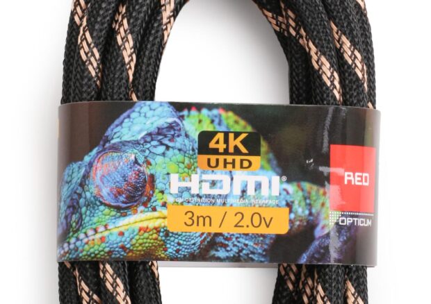 Kabel HDMI-HDMI Opticum RED 4K UHD – 3m (v2.0)