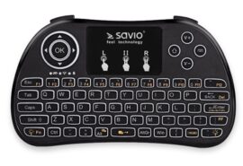 Savio KW-02 – podświetlana mini klawiatura bezprzewodowa