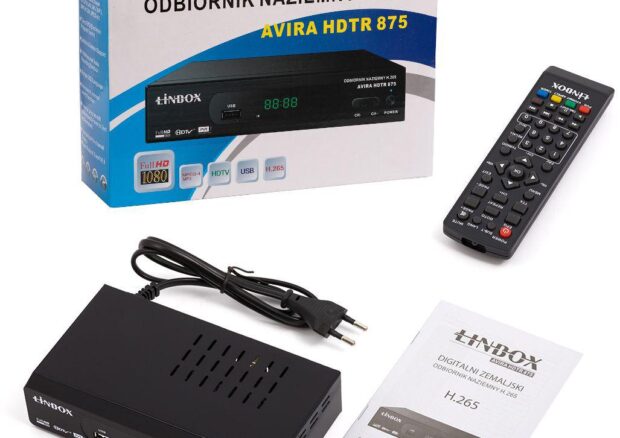 Tuner DVB-T2 Linbox Avira HDTR 875 H.265