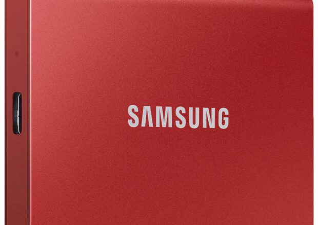 Dysk zewnętrzny SSD Samsung Portable T7 1TB USB 3.2 Czerwony
