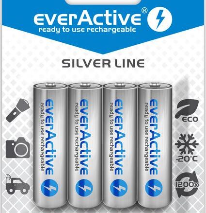 Akumulatorki everActive R6/AA Ni-MH 2000 mAh (box 4szt)