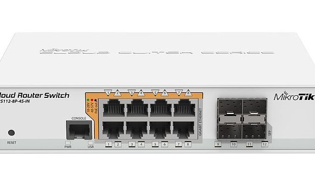 MIKROTIK ROUTERBOARD CRS112-8P-4S-IN POE