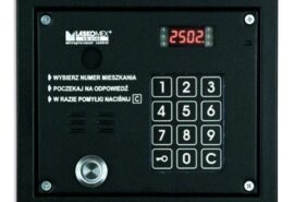 Laskomex CP-2503TP czarna Panel audio z czytnikiem kluczy “Dallas”
