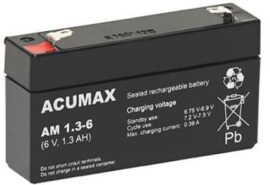 Akumulator ACUMAX 6V 1.3AH serii AM AM 1,3-6
