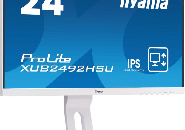 Monitor LED IIYAMA XUB2492HSU-W1 C 24″ HDMI Pivot Ultra Slim Biały