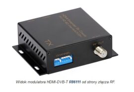 Cyfrowy modulator HDMI – DVB-T (Full HD 1080P/60Hz) do instalacji monitoringu CCTV