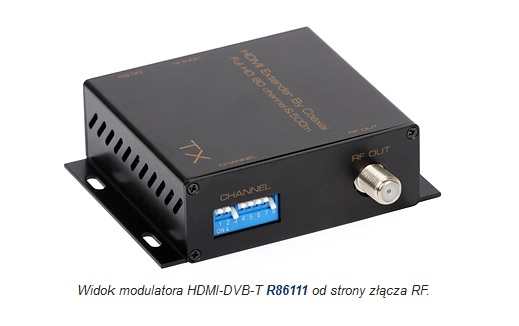 Cyfrowy modulator HDMI – DVB-T (Full HD 1080P/60Hz) do instalacji monitoringu CCTV