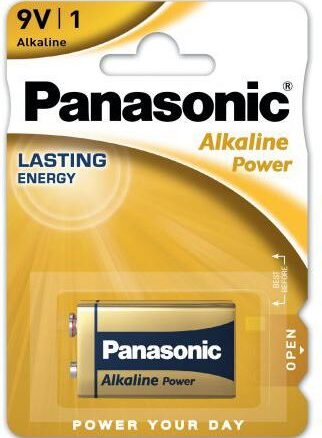 Bateria 6LR61 PANASONIC 9V Alcaline (blister 1 szt.)