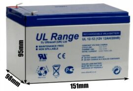 Akumulator AGM ULTRACELL UL 12V 12AH “żelowy”