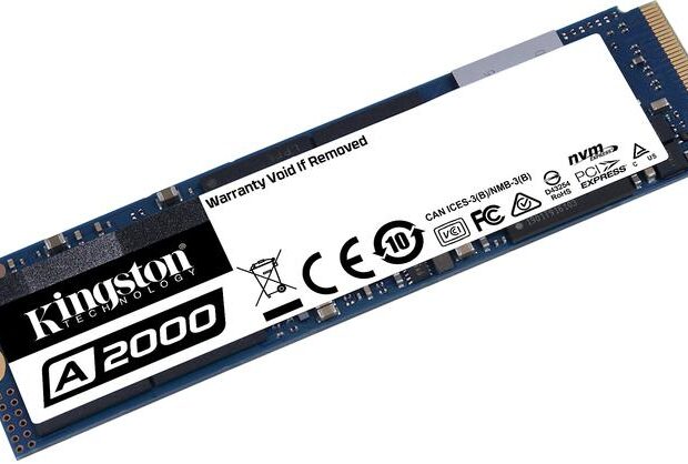 Dysk SSD KINGSTON A2000 250GB M.2 2280 PCI-e NVMe 2000/1100MB/s