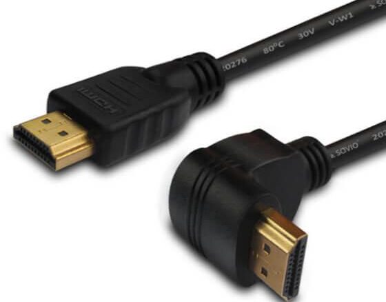 Kabel HDMI 2.0 SAVIO CL-108 1,5m kątowy