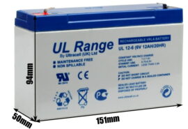 Akumulator AGM ULTRACELL UL 6V 12AH “żelowy”