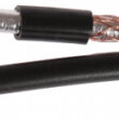 Przewód kabel koncentryczny z zasilaniem do CCTV CZARNY K60+2×0,5mm2 GETFORT 1m