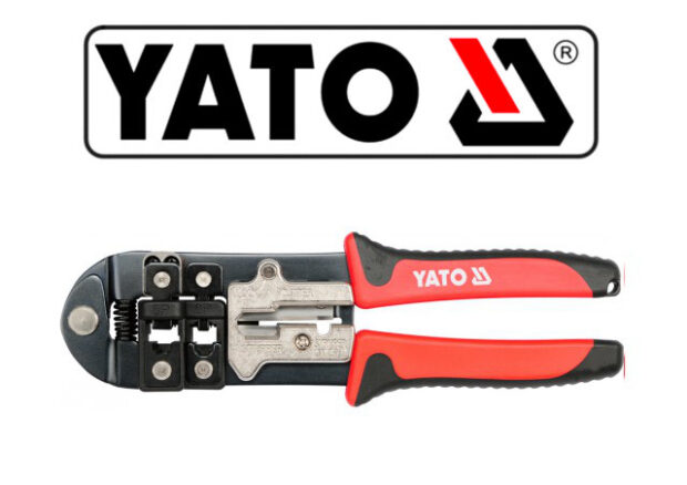 Zaciskacz wtyków RJ45, RJ11, RJ12 YATO YT-22422
