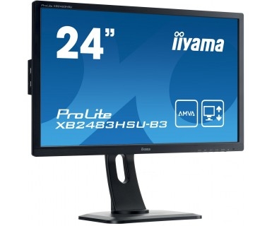 Monitor LED IIYAMA XB2483HSU-B3 C 24″ HDMI DisplayPort HAS Pivot