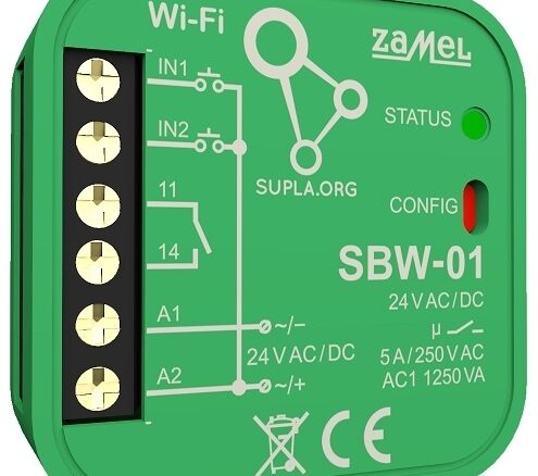Sterownik bramowy SBW-01 AUTONOMICZNY DOPUSZKOWY WiFi ZAMEL SUPLA