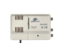 Wzmacniacz szerokopasmowy Spacetronik SPA-22X2 VHF/UHF 24dB