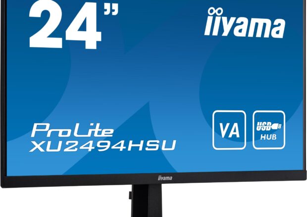 Monitor LED IIYAMA XU2494HSU-B1 HDMI DisplayPort Ultra Slim