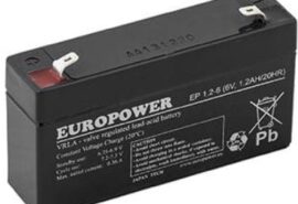 Akumulator EUROPOWER serii EP 6V 1,2Ah