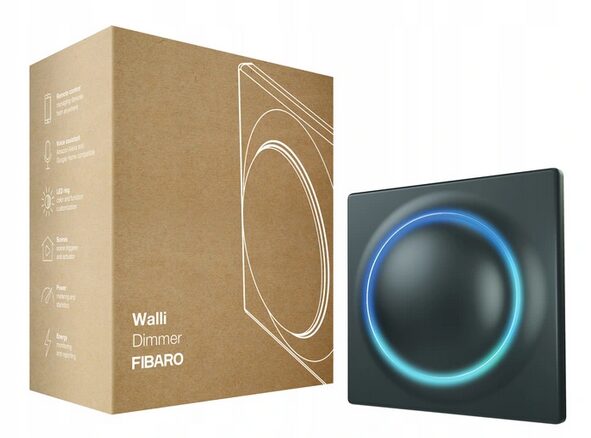 FIBARO Walli Dimmer (antracyt) | FGWDEU-111-8