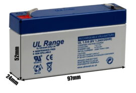 Akumulator AGM ULTRACELL UL 6V 1.3Ah żelowy