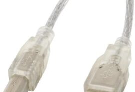 KABEL USB-A(M)->USB-B(M) 2.0 1.8M PRZEZROCZYSTY FERRYT