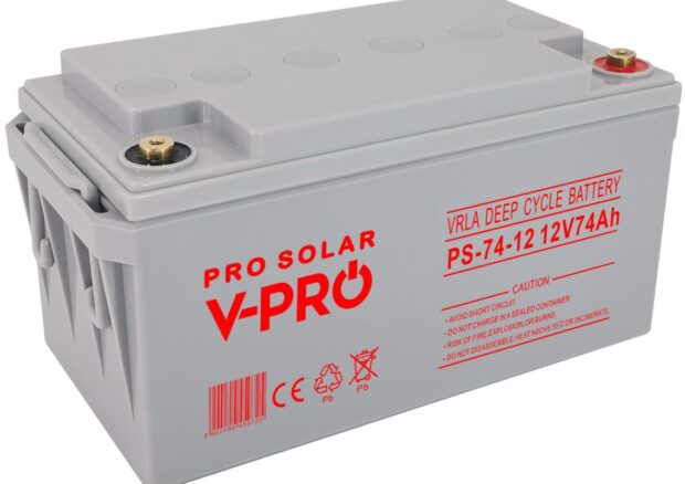 AKUMULATOR VOLT POLSKA DEEP CYCLE VPRO SOLAR 12V 74Ah VRLA BEZOBSŁUGOWY