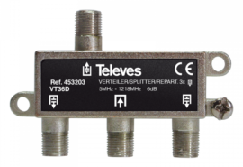 Rozgałęźnik antenowy rtv 3-drożny F3D 453203 TELEVES