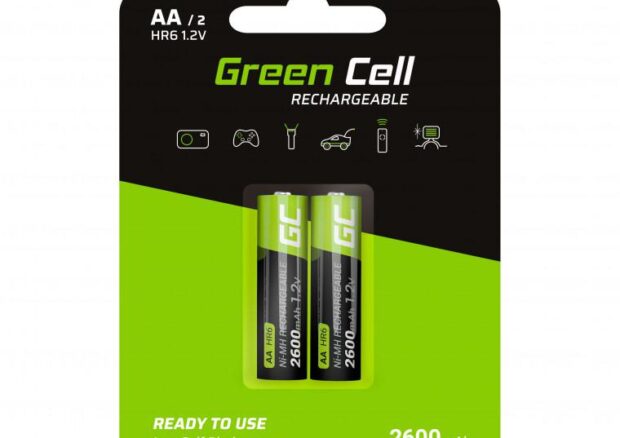 AKUMULATORKI Green Cell 2x AA HR6 2600mAh GR05