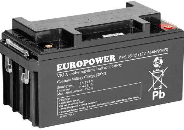 Akumulator EUROPOWER serii EPS 12V 65Ah