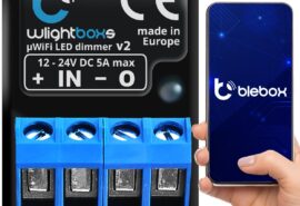 BLEBOX wlightboxS v2 – SCIEMNIACZ LED 12 – 24V DC