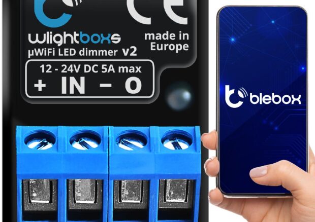 BLEBOX wlightboxS v2 – SCIEMNIACZ LED 12 – 24V DC