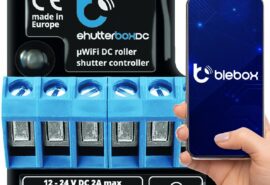 BLEBOX shutterboxDC – STEROWNIK ROLET 12-24V DC