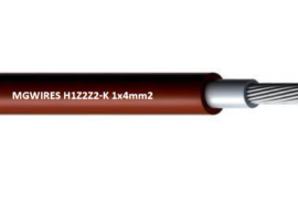 Przewód kabel SOLARNY 4mm2 MG Wires, H1Z2Z2-K CZERWONY 1m