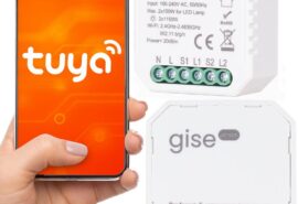 GISE SMART Dual Switch Podwójny sterownik oświetleniowy Tuya WiFi