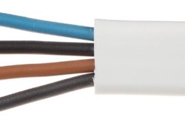 Przewód elektryczny drut płaski YDYp 450/750V 4×1,5mm2 1m ELEKTROKABEL