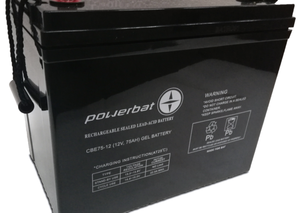 Akumulator PowerBat CBE 12V 75Ah Deep Cycle Gel