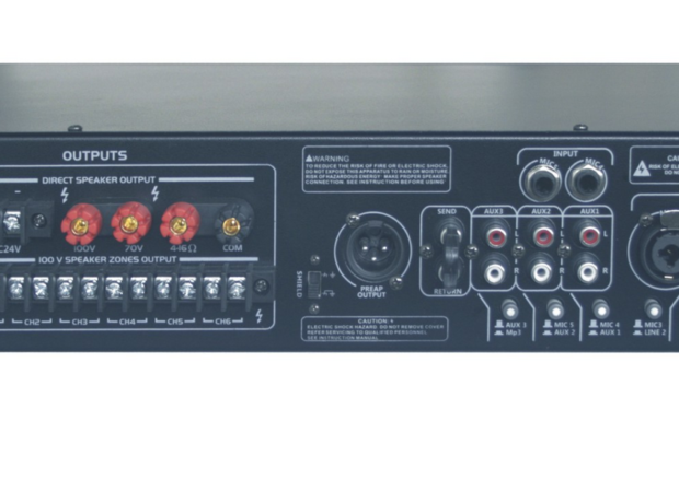 WZMACNIACZ RH SOUND DCB-350BC/MP3+Bluetooth 350W 100V