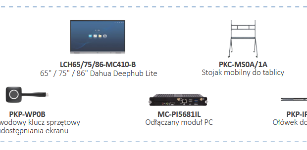 MONITOR TABLICA INTERAKTYWNA DAHUA LCH75-MC410-B