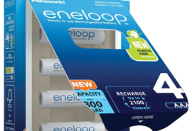 Akumulatorki R03 / AAA Panasonic Eneloop 800mAh BK-4MCDE/4BE (blister 4 szt.)