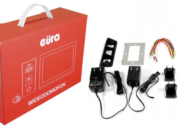 WIDEODOMOFON EURA VDP-97C5 czarny, lcd 7″, wi-fi, czytnik zbliżeniowy, Tuya