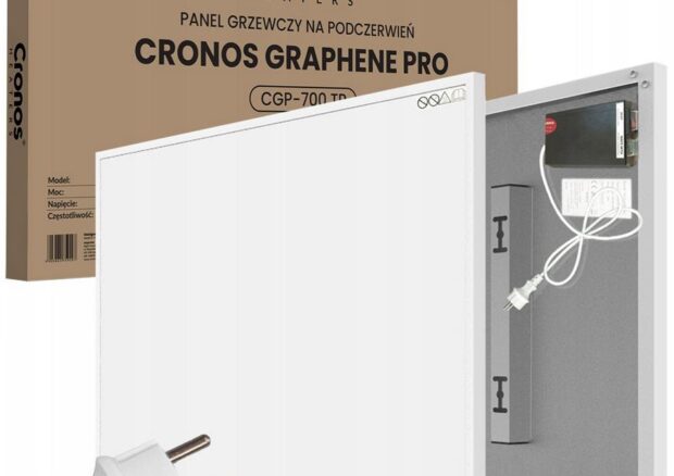 Panel grzewczy IR CRONOS Graphene PRO CGP-700TWP White