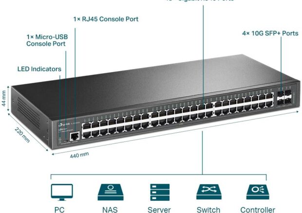 SWITCH TP-LINK TL-SG3452X