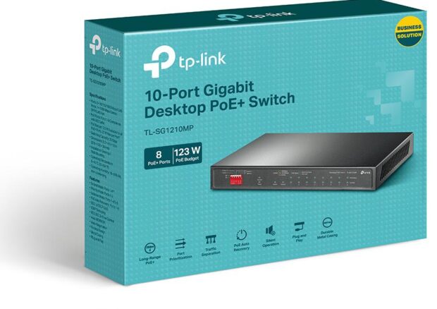 SWITCH TP-LINK TL-SG1210MP