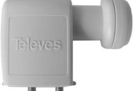 Konwerter Twin Televes ref. 747002 szary