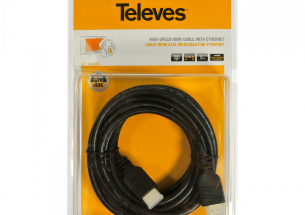 Kabel HDMI 2.0 Televes ref. 494503 5m 4K