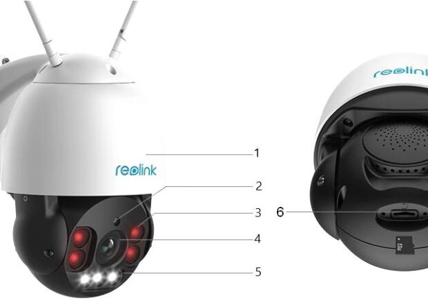 Kamera IP Reolink RLC-523WA 5 Mpx obrotowa zoom Wi-Fi