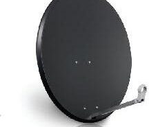 CZASZA ANTENA 80 CM CIEMNA (ASC-800TA-C)