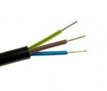 Przewód elektryczny ziemny drut YKY 0,6/1kV 3×1,5mm2 CZARNY ELEKTROKABEL 100m